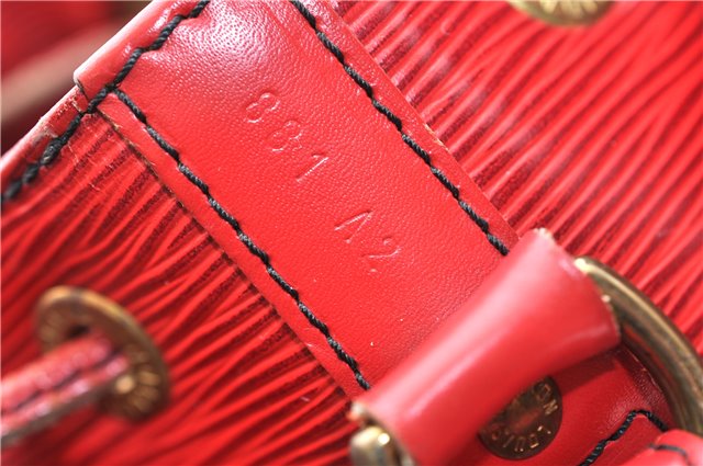 Authentic LOUIS VUITTON Epi Noe Red Shoulder Bag M44007 LV 8296C