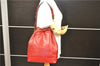 Authentic LOUIS VUITTON Epi Noe Red Shoulder Bag M44007 LV 8296C