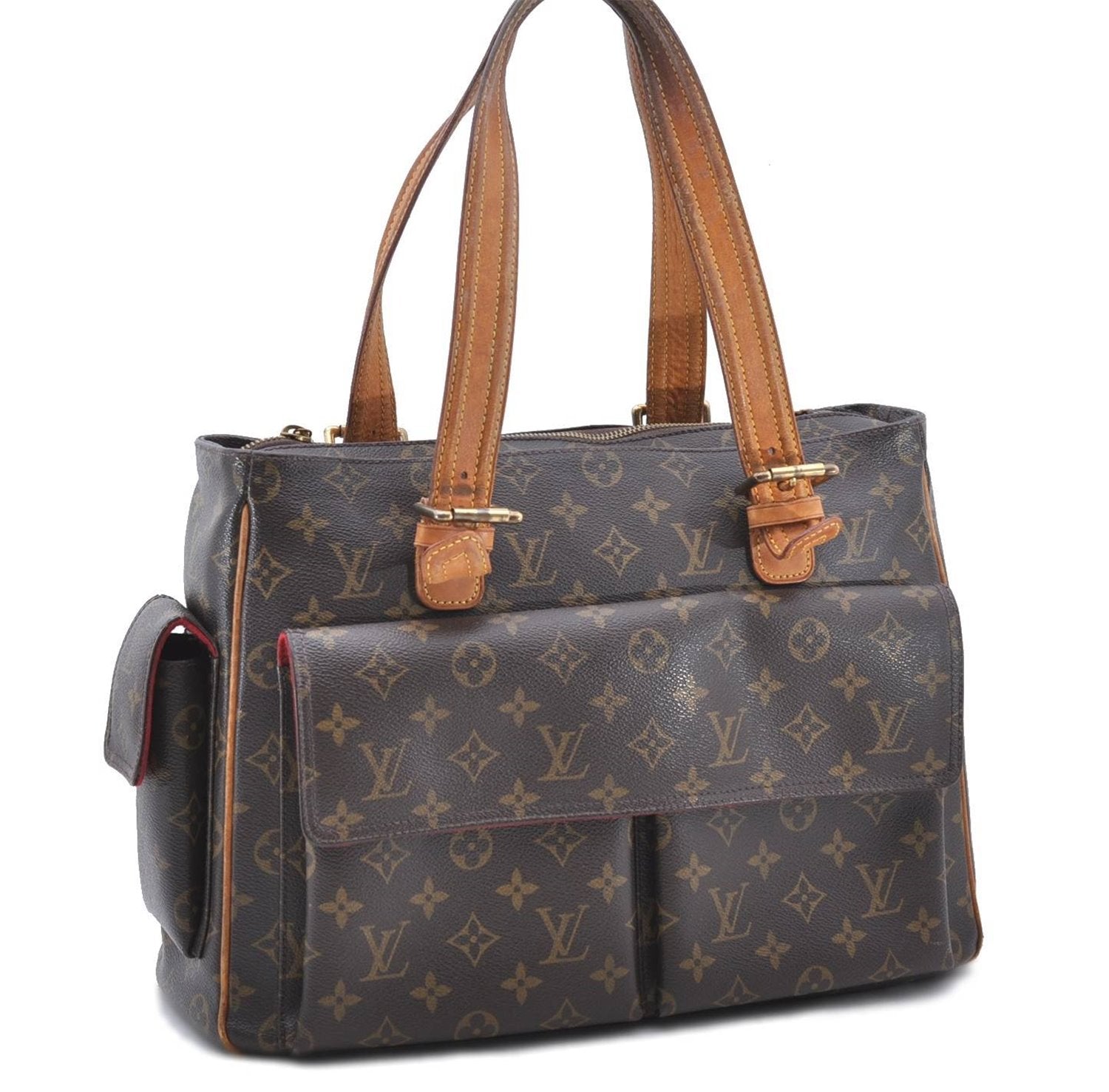 Authentic LOUIS VUITTON Monogram Multipli Cite Shoulder Bag M51162 LV 8297C