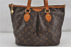 Authentic Louis Vuitton Monogram Palermo PM Shoulder Tote Bag M40145 LV 8297D
