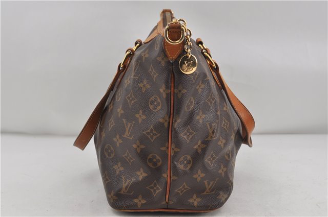 Authentic Louis Vuitton Monogram Palermo PM Shoulder Tote Bag M40145 LV 8297D