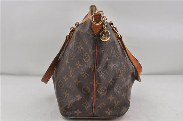Authentic Louis Vuitton Monogram Palermo PM Shoulder Tote Bag M40145 LV 8297D