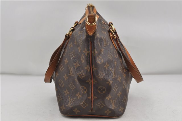 Authentic Louis Vuitton Monogram Palermo PM Shoulder Tote Bag M40145 LV 8297D