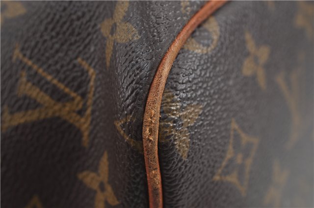 Authentic Louis Vuitton Monogram Palermo PM Shoulder Tote Bag M40145 LV 8297D