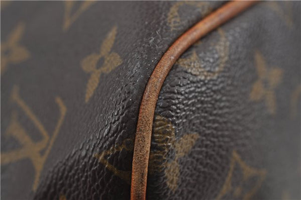 Authentic Louis Vuitton Monogram Palermo PM Shoulder Tote Bag M40145 LV 8297D