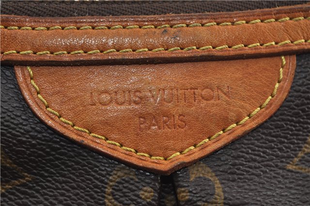 Authentic Louis Vuitton Monogram Palermo PM Shoulder Tote Bag M40145 LV 8297D