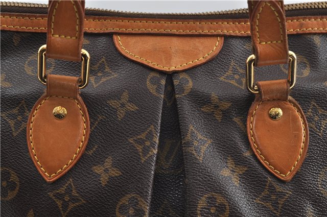 Authentic Louis Vuitton Monogram Palermo PM Shoulder Tote Bag M40145 LV 8297D