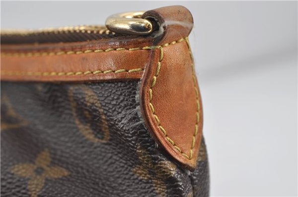 Authentic Louis Vuitton Monogram Palermo PM Shoulder Tote Bag M40145 LV 8297D