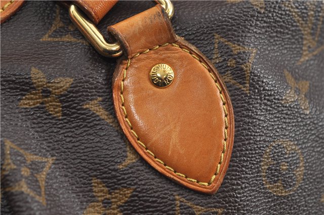 Authentic Louis Vuitton Monogram Palermo PM Shoulder Tote Bag M40145 LV 8297D