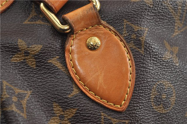 Authentic Louis Vuitton Monogram Palermo PM Shoulder Tote Bag M40145 LV 8297D