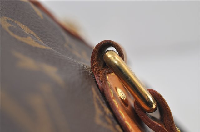 Authentic Louis Vuitton Monogram Palermo PM Shoulder Tote Bag M40145 LV 8297D