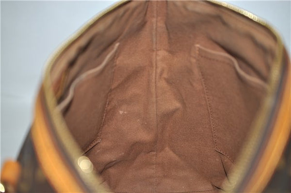 Authentic Louis Vuitton Monogram Palermo PM Shoulder Tote Bag M40145 LV 8297D