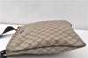 Authentic GUCCI Shoulder Cross Body Bag Purse GG PVC Leather 201446 Brown 8298F