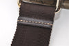 Authentic GUCCI Shoulder Cross Body Bag Purse GG PVC Leather 201446 Brown 8298F