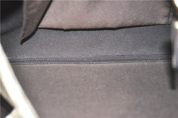 Authentic GUCCI Shoulder Cross Body Bag Purse GG PVC Leather 201446 Brown 8298F