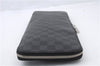Authentic LOUIS VUITTON Damier Graphite Etui 5 Cravat Tie Case N41136 LV 8300C