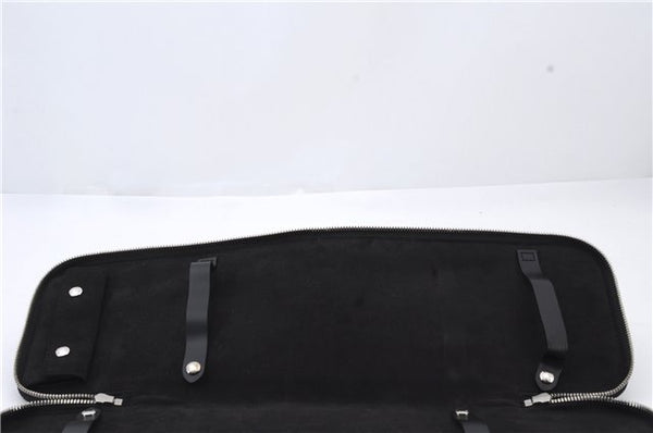 Authentic LOUIS VUITTON Damier Graphite Etui 5 Cravat Tie Case N41136 LV 8300C