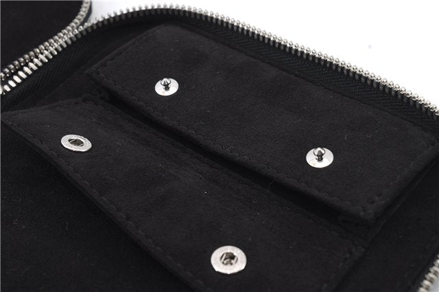 Authentic LOUIS VUITTON Damier Graphite Etui 5 Cravat Tie Case N41136 LV 8300C