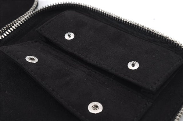 Authentic LOUIS VUITTON Damier Graphite Etui 5 Cravat Tie Case N41136 LV 8300C