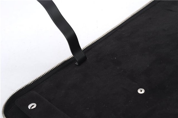 Authentic LOUIS VUITTON Damier Graphite Etui 5 Cravat Tie Case N41136 LV 8300C