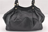 Authentic GUCCI Guccissima Sukey Shoulder Tote Bag GG Leather 211944 Black 8300F