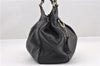 Authentic GUCCI Guccissima Sukey Shoulder Tote Bag GG Leather 211944 Black 8300F