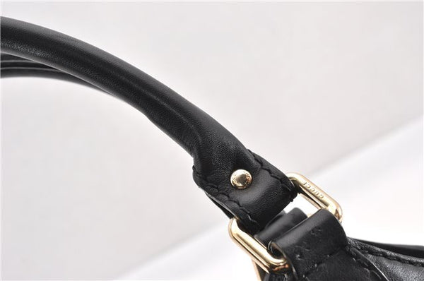Authentic GUCCI Guccissima Sukey Shoulder Tote Bag GG Leather 211944 Black 8300F