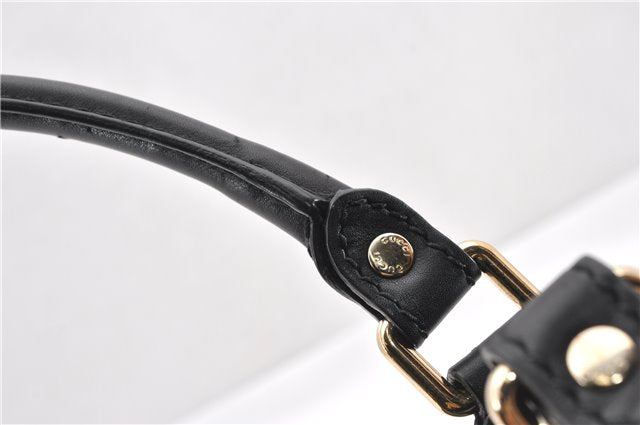 Authentic GUCCI Guccissima Sukey Shoulder Tote Bag GG Leather 211944 Black 8300F