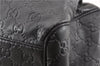 Authentic GUCCI Guccissima Sukey Shoulder Tote Bag GG Leather 211944 Black 8300F