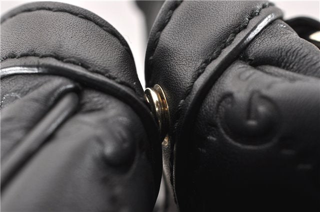 Authentic GUCCI Guccissima Sukey Shoulder Tote Bag GG Leather 211944 Black 8300F