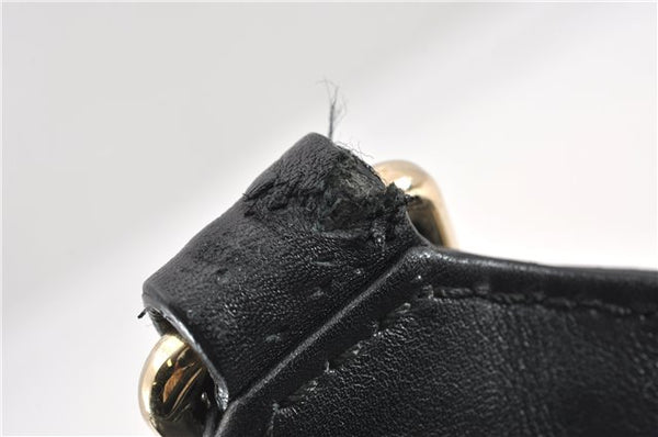 Authentic GUCCI Guccissima Sukey Shoulder Tote Bag GG Leather 211944 Black 8300F
