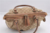 Authentic GUCCI Sukey 2Way Tote Bag GG Canvas Leather 247902 Brown 8301F