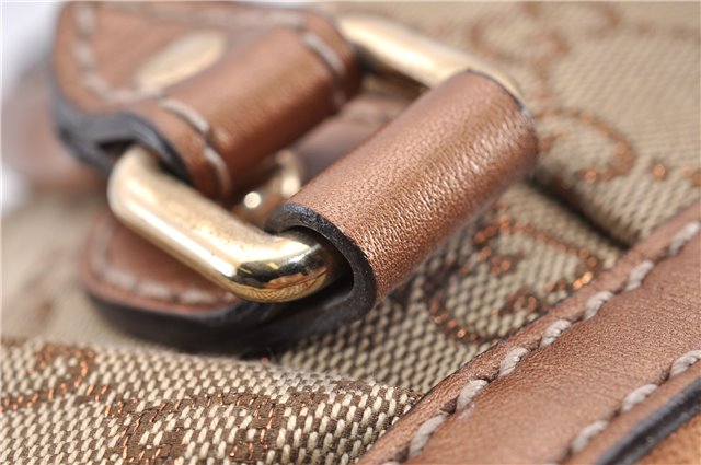 Authentic GUCCI Sukey 2Way Tote Bag GG Canvas Leather 247902 Brown 8301F