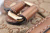 Authentic GUCCI Sukey 2Way Tote Bag GG Canvas Leather 247902 Brown 8301F