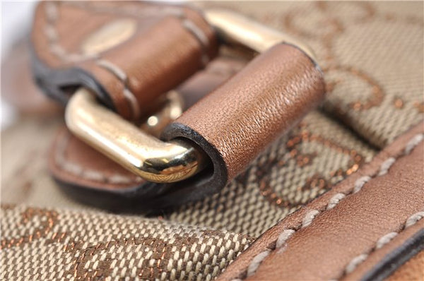 Authentic GUCCI Sukey 2Way Tote Bag GG Canvas Leather 247902 Brown 8301F