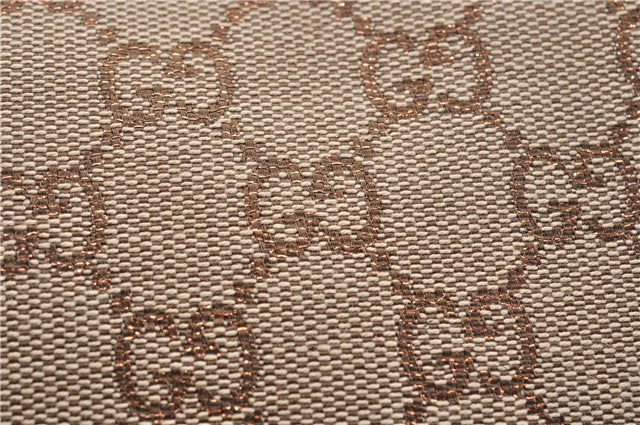 Authentic GUCCI Sukey 2Way Tote Bag GG Canvas Leather 247902 Brown 8301F