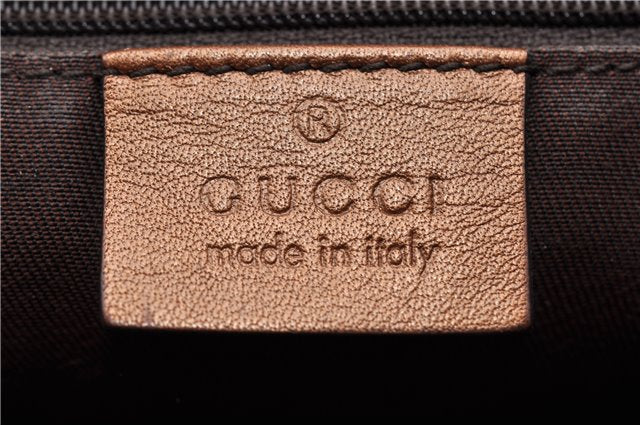 Authentic GUCCI Sukey 2Way Tote Bag GG Canvas Leather 247902 Brown 8301F
