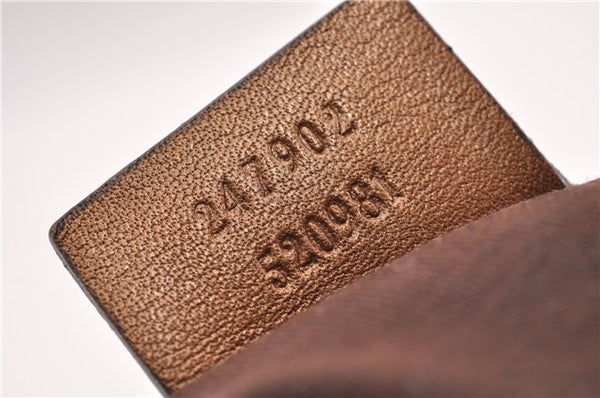 Authentic GUCCI Sukey 2Way Tote Bag GG Canvas Leather 247902 Brown 8301F