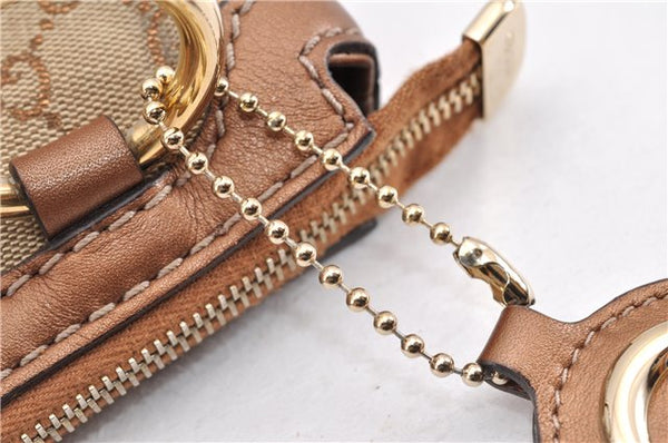 Authentic GUCCI Sukey 2Way Tote Bag GG Canvas Leather 247902 Brown 8301F