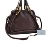 Authentic Chloe Paraty Medium 2Way Shoulder Hand Bag Purse Leather Brown 8302E