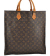 Authentic Louis Vuitton Monogram Sac Plat Hand Bag M51140 LV 8308D