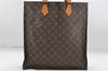 Authentic Louis Vuitton Monogram Sac Plat Hand Bag M51140 LV 8308D
