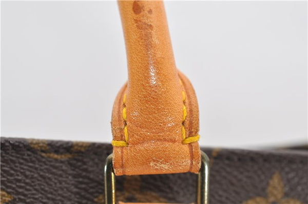 Authentic Louis Vuitton Monogram Sac Plat Hand Bag M51140 LV 8308D