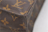 Authentic Louis Vuitton Monogram Sac Plat Hand Bag M51140 LV 8308D
