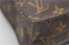 Authentic Louis Vuitton Monogram Sac Plat Hand Bag M51140 LV 8308D