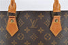 Authentic Louis Vuitton Monogram Sac Plat Hand Bag M51140 LV 8308D