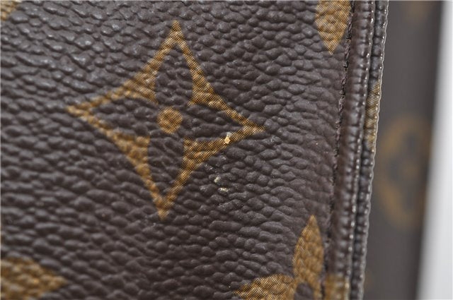 Authentic Louis Vuitton Monogram Sac Plat Hand Bag M51140 LV 8308D