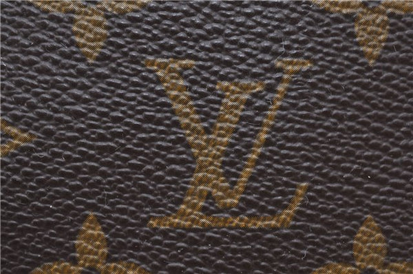 Authentic Louis Vuitton Monogram Sac Plat Hand Bag M51140 LV 8308D