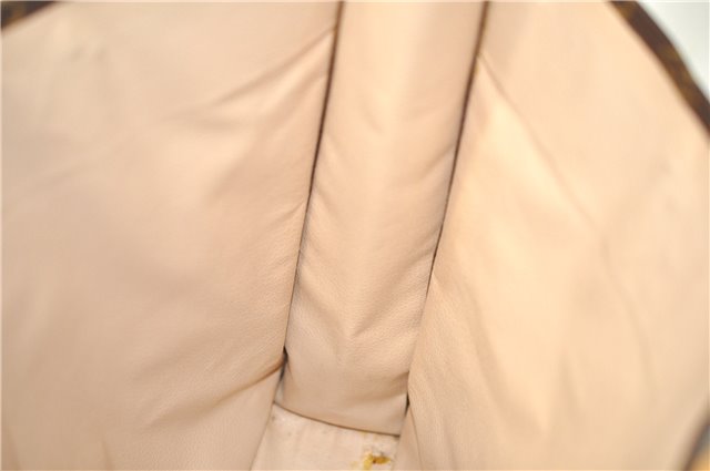 Authentic Louis Vuitton Monogram Sac Plat Hand Bag M51140 LV 8308D