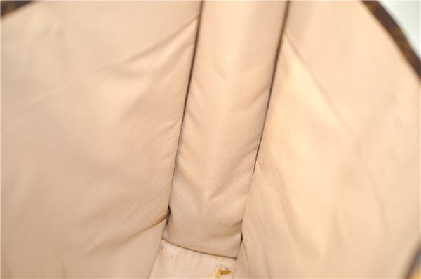 Authentic Louis Vuitton Monogram Sac Plat Hand Bag M51140 LV 8308D